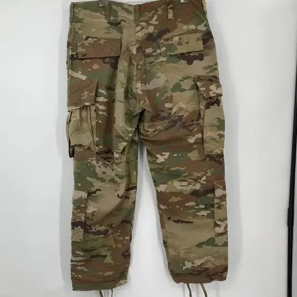 Vintage Camo Green Ripstop Cargo Pants Men’s 34x32 Combat Military Insect Repell